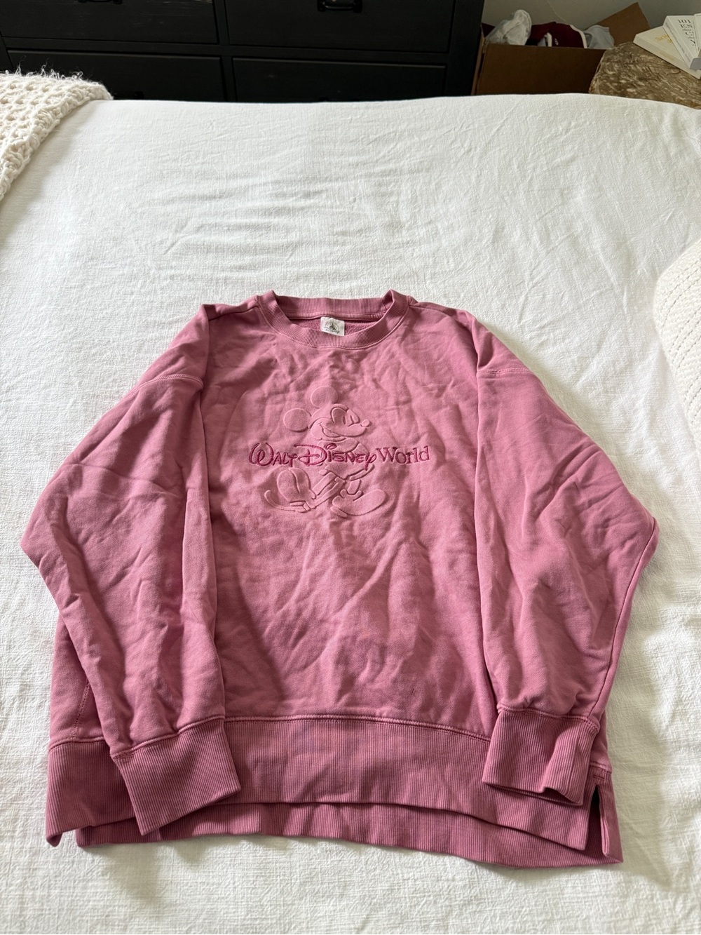 Disney Rose Pink Walt Disney World Crewneck Sweatshirt